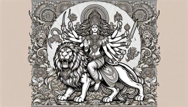 Exploring Durga’s Divine Attributes: Strength, Compassion, and Protection