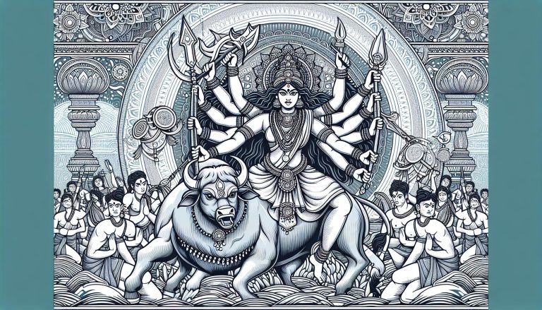 Exploring Durga’s Mythological Context: Symbol of Strength and Triumph in Hindu Mythology