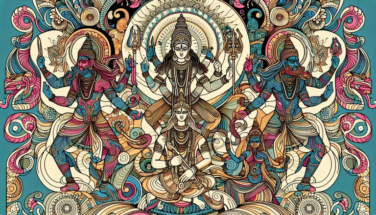 Unveiling the Metaphorical Significance of Hindu Mythology in Art, Literature, and Culture
