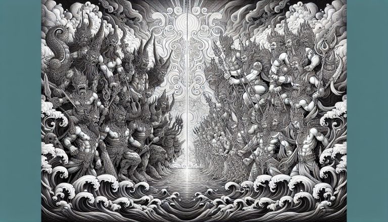 Asura Origins: Exploring Their Role in Hindu and Buddhist Mythology