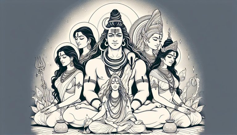 Exploring Shiva’s Consorts and Symbolism: Parvati, Sati, Durga, and Kali