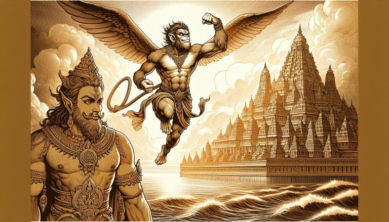 Hanuman’s Journey to Lanka: Lessons in Loyalty, Perseverance, and Triumph Over Evil