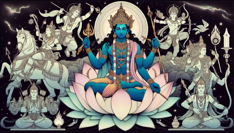 Exploring Vishnu’s Forms: Avatars, Teachings, and Cosmic Balance in Hindu Mythology
