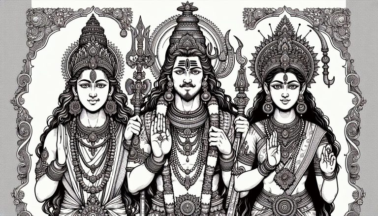 Exploring the Spiritual and Cultural Impact of Hindu Divine Illustrations