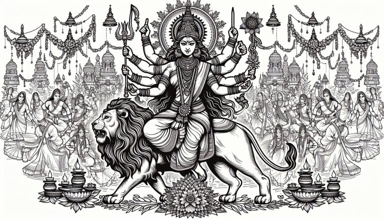 Exploring Durga’s Mythological Origins: Strength, Compassion, and Cultural Significance