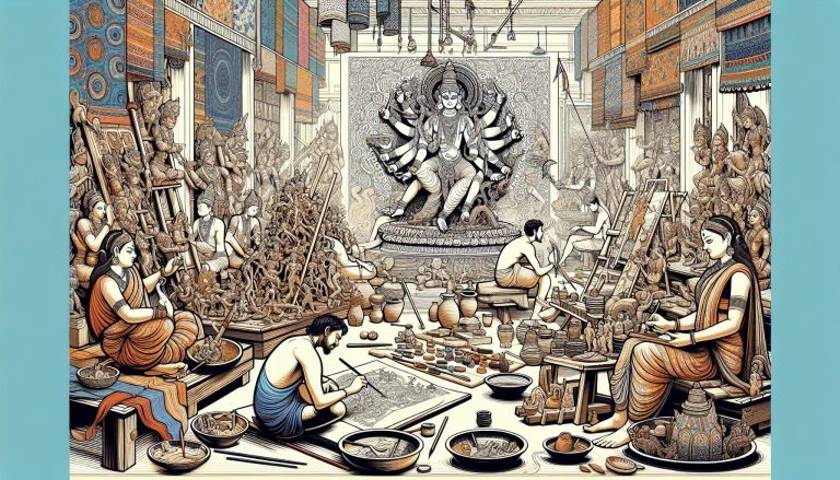 Exploring Hindu Mythology in Crafts: Tradition, Challenges, and Modern Innovations