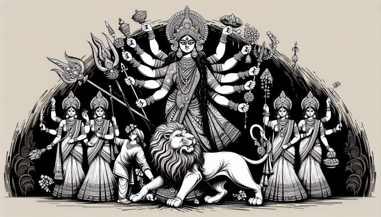 The Cultural and Spiritual Significance of Durga’s Devotional Hymns in Festivals