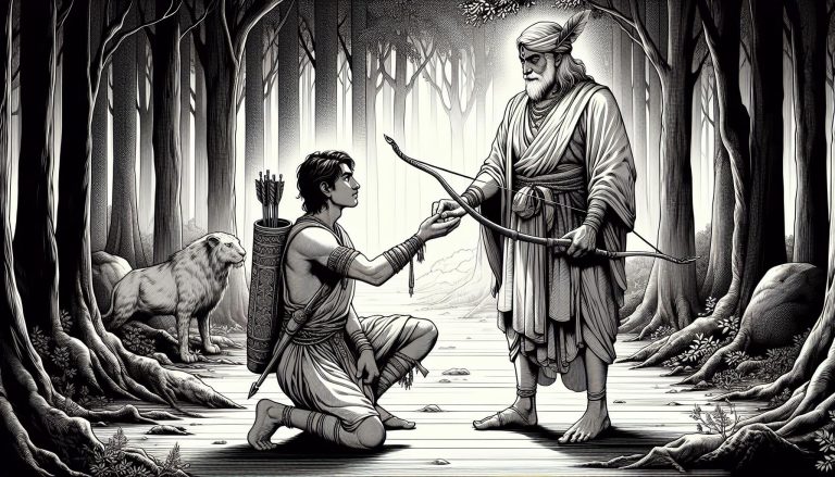 Ekalavya’s Sacrifice: A Tale of Devotion, Injustice, and Resilience from the Mahabharata