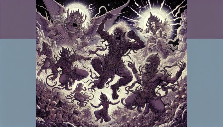 The Significance of Asuras in Hindu and Buddhist Mythology: Exploring Their Dual Nature