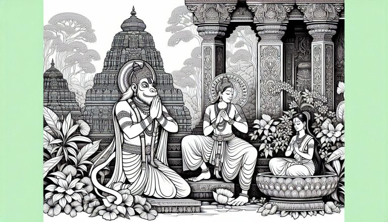 Exploring Hanuman’s Relationship with Sita: Devotion, Protection, and Spiritual Lessons