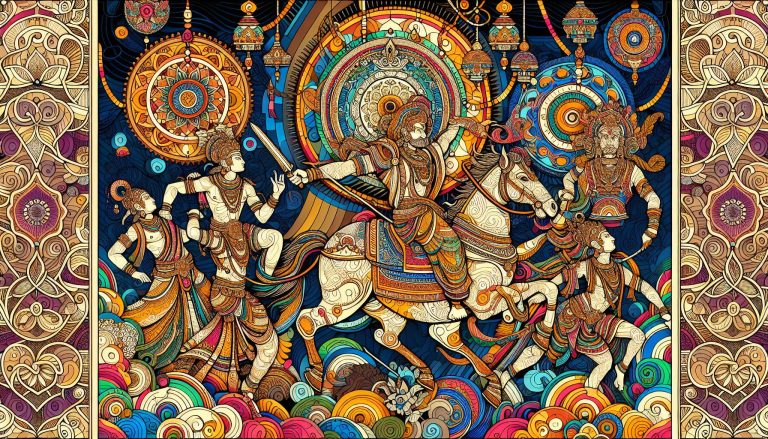 Exploring Indian Art Forms and Hindu Myths: Tradition Meets Modernity