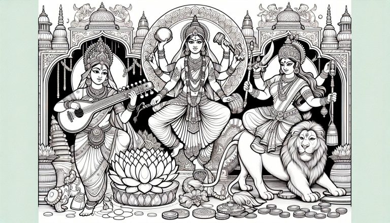 Goddesses of Hindu Pantheon: Divine Feminine Power in Hinduism and Culture
