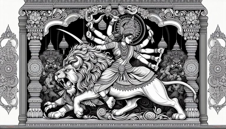 Demon Mahishasura’s Defeat: Triumph of Goddess Durga in Hindu Mythology