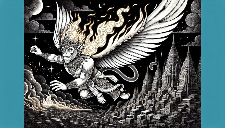 Hanuman’s Rescue of Sita: A Tale of Bravery and Devotion in the Ramayana