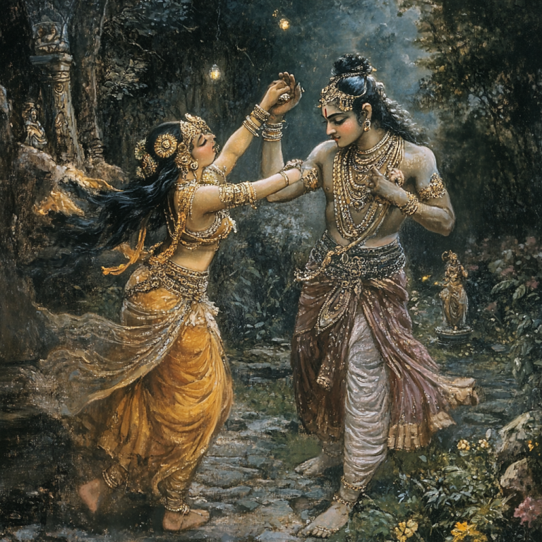 Utanka and Takshaka