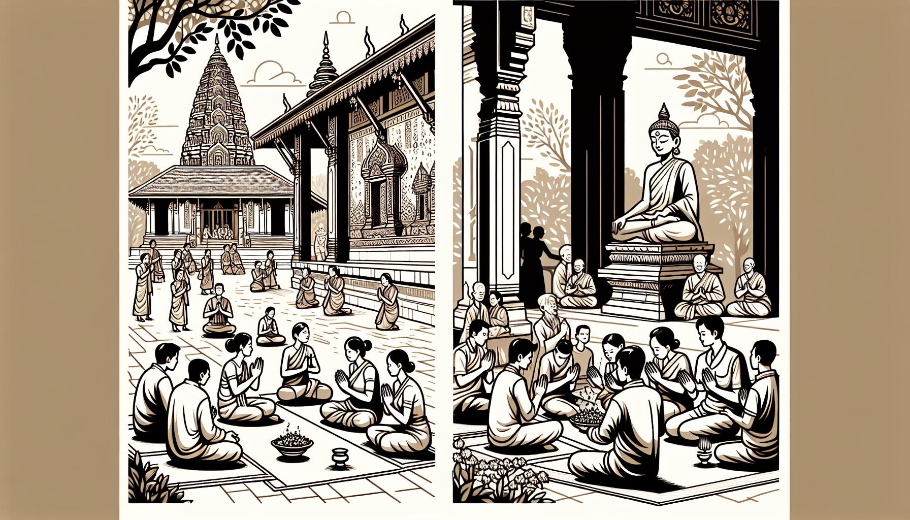 Discover the Profound Spiritual Practices in Temple Precincts Worldwide