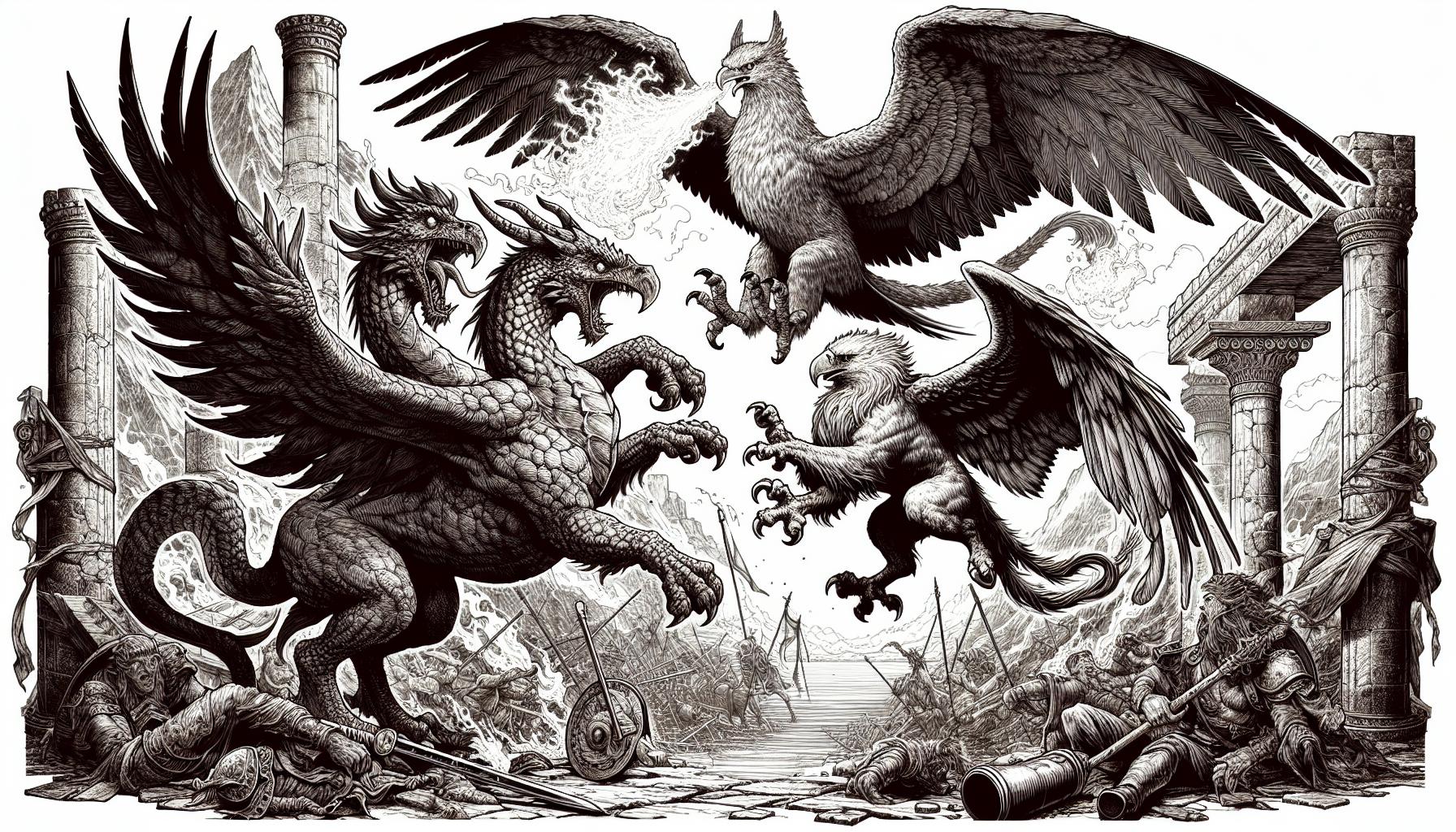 Mythological Creatures in Battles: Epic Clashes from Ancient Myths to Modern Media